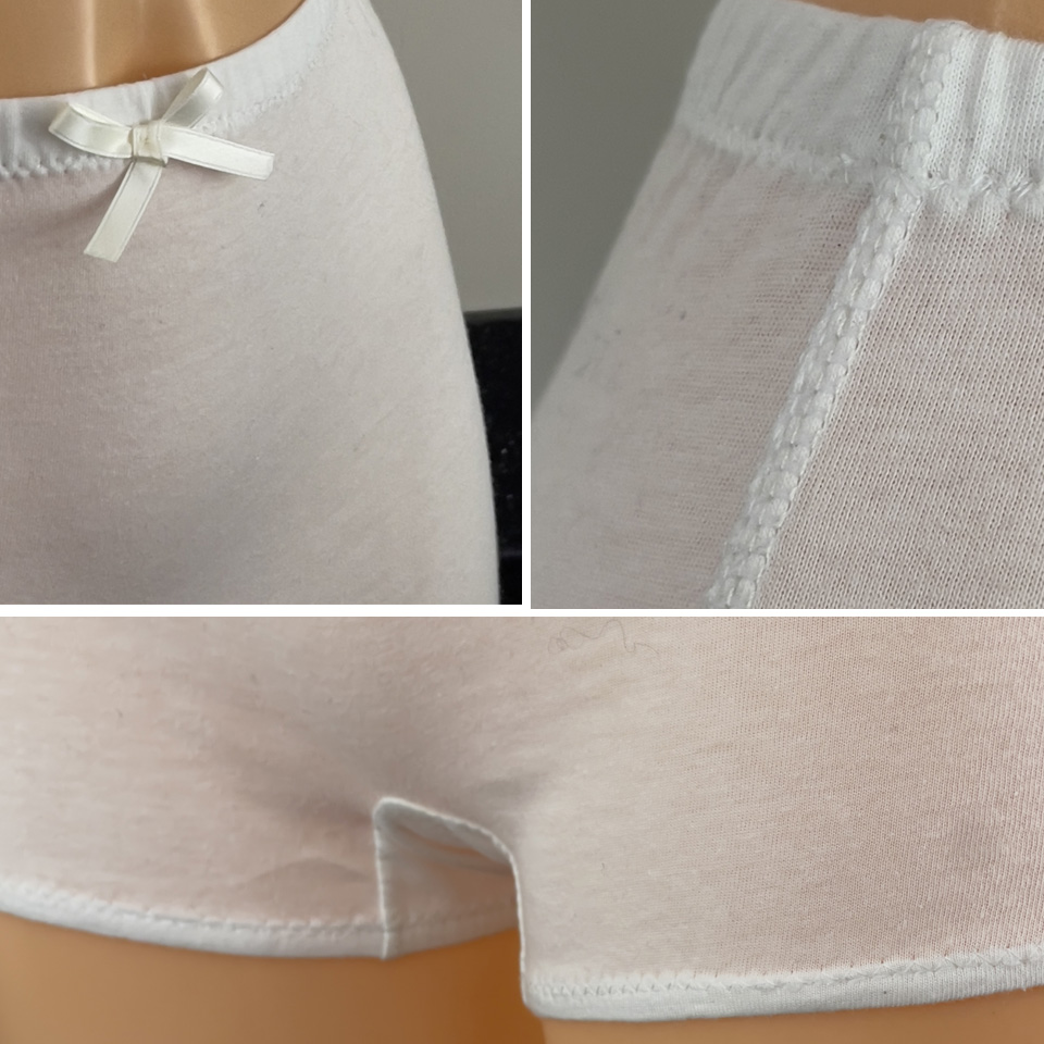 Shorty taille haute 100% coton bio JANETTE - Living Crafts